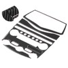 Console AC CD Panel Cover Carbon Fiber Conditioner Switch Decorative