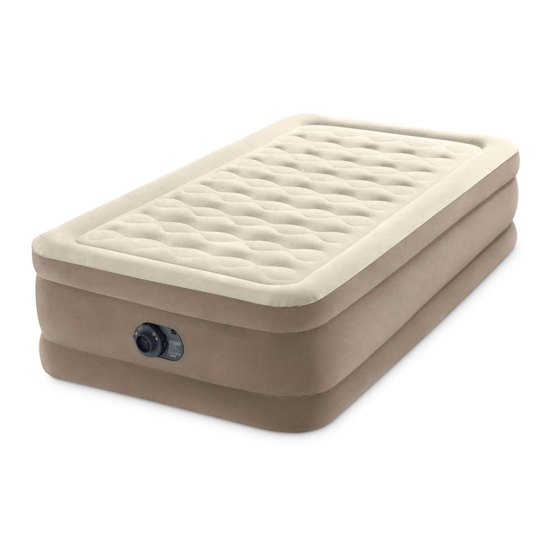 Intex 64427ED Dura-Beam Delux Ultra Plush Fiber-Tech Inflatable Air Mattress