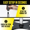 PLAYAPUT 5 Position Batting Tee,Hitting Tee Height Adjustable 24-46 Inch