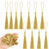 YAZANY 20 Pcs Gold Tassels, Bookmar