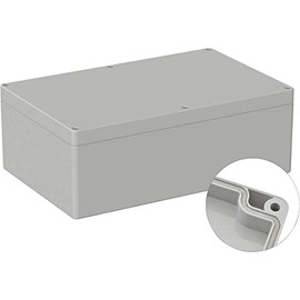 TRU COMPONENTS TC-9065684 Industrial Enclosure 250 x 160 x 90 ABS Light Grey (RAL 7035) Pack of 1