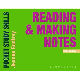 Reading and Making Notes (Pocket Study Skills)