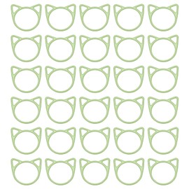 PATIKIL Crochet Stitch Markers, 30Pcs Knitting Markers Needle Pin Cat Locking Stitch Marker for Sewing Crocheting DIY Craft, Green