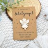 RFBEUTEL Schutzengel Holz Geschenkkarte Schutzengel Mutmacher Glücksbringer Geschenke Mutmacher für