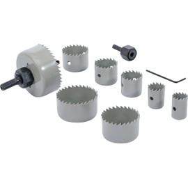 Kraftmann 50315 19 – 64 mm cm Diameter Hole Saw Set 11-Piece