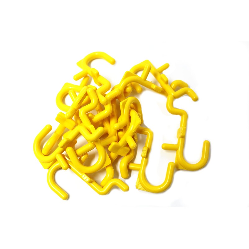 JSP Manufacturing Pegboard Hooks Non-Locking Plastic J Style Hook |