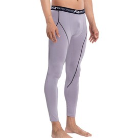FITEXTREME MAXHEAT Mens Thermal Underwear Pants Long Johns Bottom with Fleece Lined LightGrey M