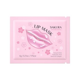 20 Pieces Pink Collagen Lip Mask, Hydrating Plumping Lip Balm