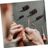 OSALADI 5Pcs Leather Burnishing Tool Edge Burnisher Rods for Polishing