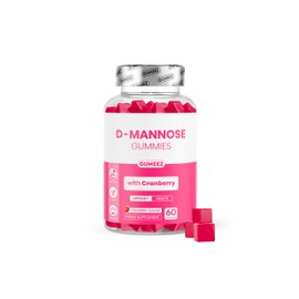 D Mannose Gummies with Cranberry – 700mg D-Mannose + 1000mg Cranberry Extract – Urinary Tract & Bladder Support – with Hibiscus Extract – Vegan, Non-GMO, Strawberry Flavour – 60 Gummies