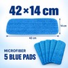 Microfiber Spray Mop Replacement Pads, 42 x 14 cm Reusable