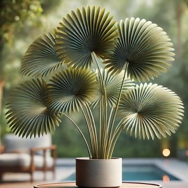 22Day Seeds: Seeds Chinese Fan Palm/Livistona chinensis/Indoor/Perennial Tree