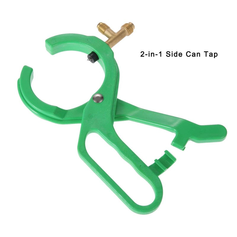 gohantee R134A Can Tap, 2-in-1 Side Punch AC Bottle Opener