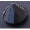 Tapa de pilón estilo cono para muelle marino (negro, 6.5