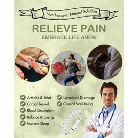 Feraco Pure Copper Bracelets for Women, Ultra Strength Magnetic Bracelet with 3800 Gauss Magnets & Sparkling Zirconia, Adjustable, Infinite Clover Jewelry (Silver)