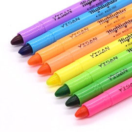 YISAN Gel Highlighter, Bible Marker Pens, Bible Highlighter, Marker Pens Set, 8 Colours 20222