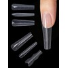 Sandwich Dual Nail forms Professional Sandwich Dual Forms-240Pcs Long Stiletto
