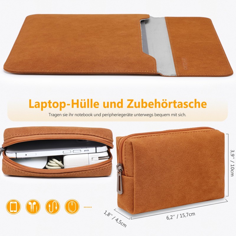 HYZUO 15 Inch Laptop Sleeve Bag for MacBook Air 15