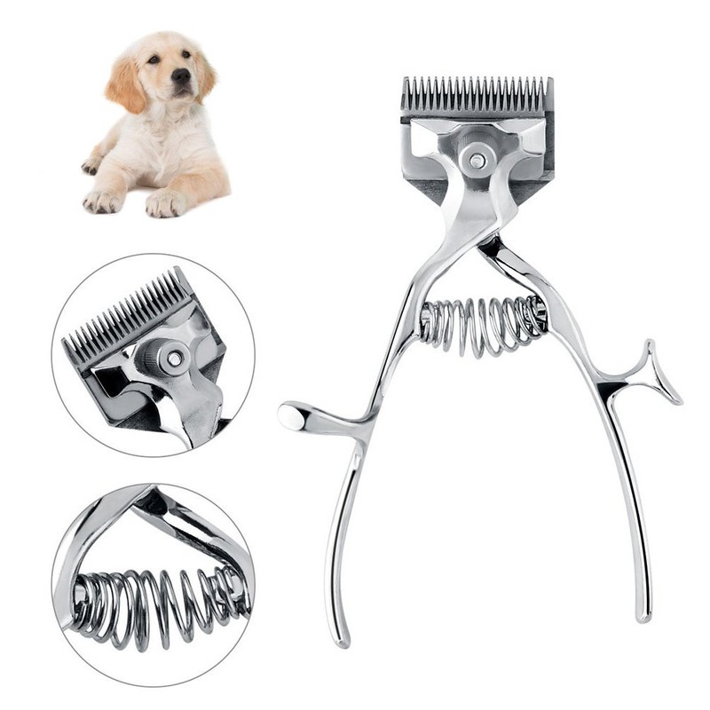 Motanar Pet Grooming Scissors Clippers for Cat Dog Hair Manual