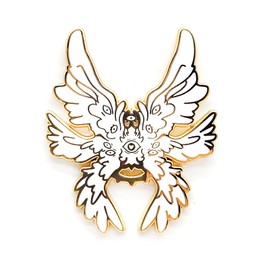 Six-winged Angel Badge Pin - Theme Series - Enamel Lapel Pin - Plated Badge for Clothing, Bags, and Lanyards