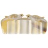 GROOMY Horn Comb, New Luxury Natural Horn Hair Comb Craft