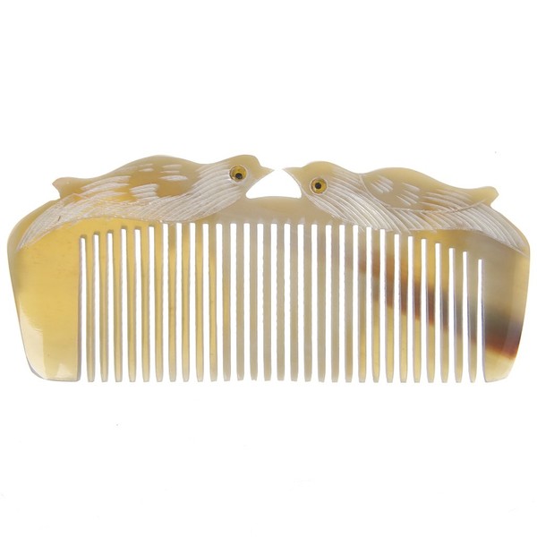GROOMY Horn Comb, New Luxury Natural Horn Hair Comb Craft