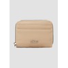 s.Oliver Small Zip Wallet, sand colour