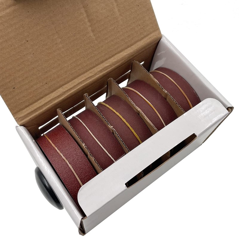 LYFJXX Emery Cloth Roll, 5 Grits Abrasive Sand Paper Set,