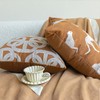 Horseshoe Pattern Pillow Cover Luxury Leopard Cheetah Jacquard Embroidery Decorative