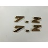 GOLD 7.2 ENGINE ID EMBLEMS - (PAIR)
