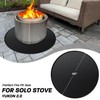 Rumlick 48" Fire Pit Mat for Solo Stove Yukon, Round