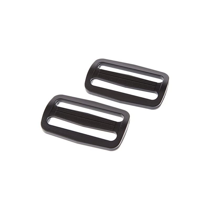 Prym 416388-1 Adjusting Buckles, Kunststoff, Black, 50 mm, schwarz, 2