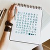 BENECREAT 1 Piece Stainless Steel Hiragana Hiragana Japanese Alloy Drawing