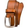 WOLFANT Men's 1.5" Top Full Grain Leather Belt in Gift