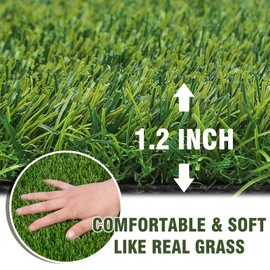 SHACOS Artificial Grass Pad for Dogs 50x100cm Potty Training Grass Pee Pad Reusable Dog Training Pads Fake Grass for Dogs to Pee on Potty Training Fake Turf with Drainage Holes Yard Patio Balcony