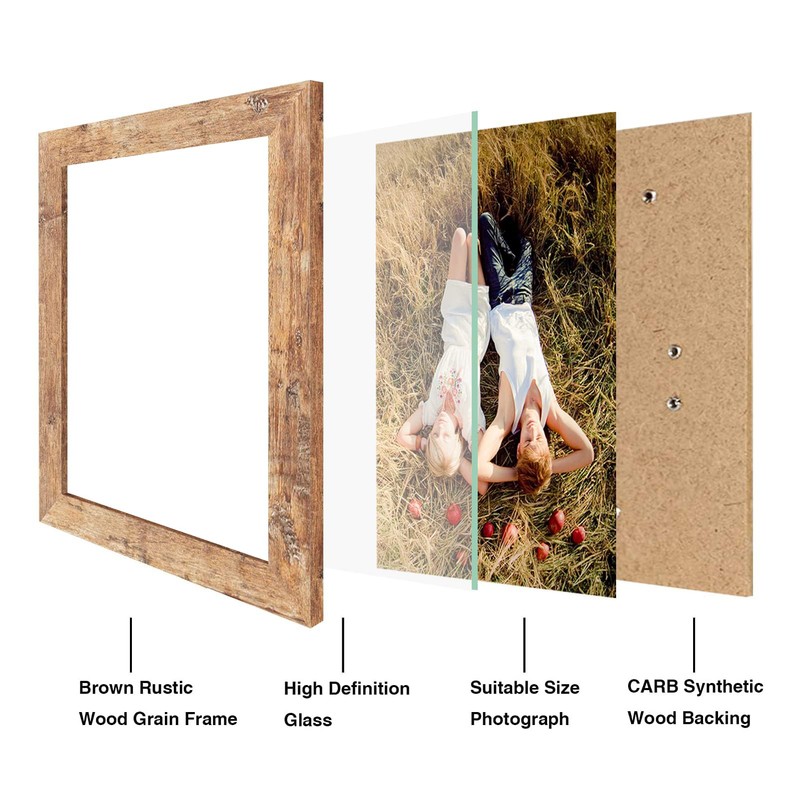 iRahmen 8x10 Picture Frame Set of 4, High Definition Real