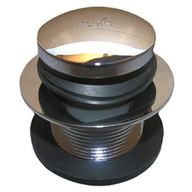 LASCO 03-4813 Bathtub 1-1/2 Inch Shoe Strainer With Tip Toe Style Stopper Chrome Plated