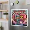 Whimsical 8-Bit Video Game Valentines Magnet | "I'll Save You,