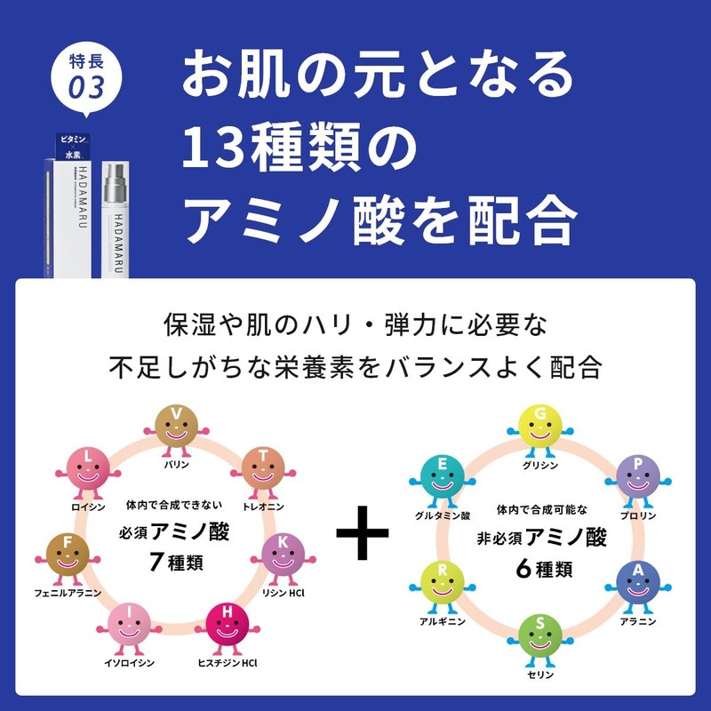 Hadamaru Hydrovitamin Serum (30ml/Serum), Sensitive Skin, Hypoallergenic, Penetrating (Retinol/Vitamin C/Amino