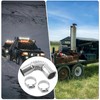 2 Pcs 24mm Diesel Heater Exhaust Pipe with 6 Clamps,