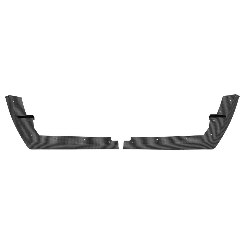 KUAFU Rear Bumper Diffuser Spoiler W/ Led Light Carbon Look