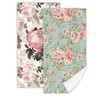 netufe Shabby Chic Pink Rose Flower Hand Towels for Bathroom