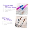 Outanaya 2Pcs Gradient Nail Art Pen Durable Nail Gel Brushes