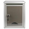 ZJIVQO Suggestion Box Lockable Ballot Box Donation Box with Lock