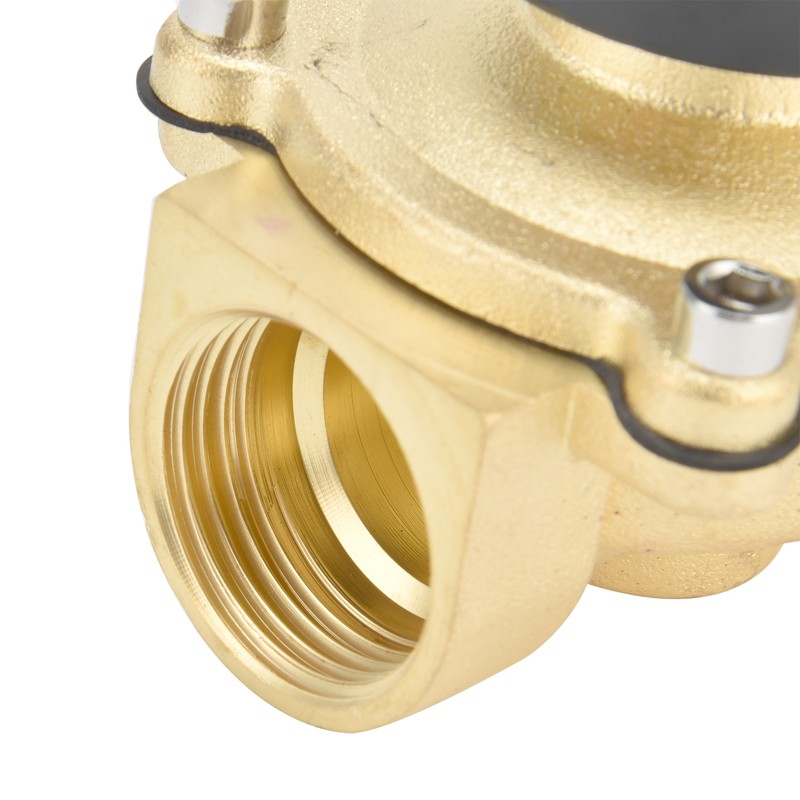 Normally Closed Solenoid Valve Brass Direct Acting Diaphragm Controlling Device