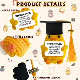 Graduation Gifts 2025, Funny Positive Graduation Pickle Gifts, Grad Ornament Gifts her 2025, High School University Graduation Gifts Her Him (Duck)