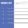 EBEST 4 SET Airbrush Cleaning Kit Repair Tools Needle Nozzle