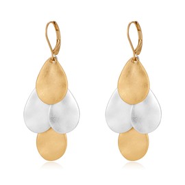LILIE&WHITE Women's Gold Earrings - Timeless Elegance for Any Outfit, Everlasting Colour, Gifts, Copper