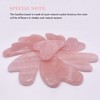 Rose Quartz Gua Sha, Natural Jade Gua Sha Stone Facial