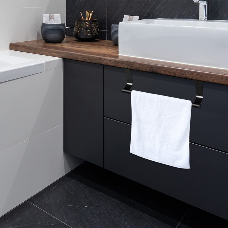 Stainless Steel Over Door Towel Rack Bar Holders for Universal